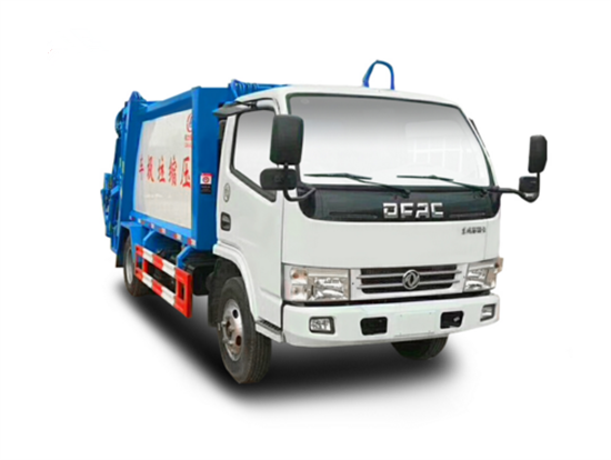 東風福瑞卡5方（帶斗式）壓縮垃圾車