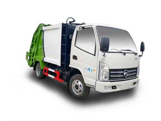 國(guó)內(nèi)首款藍(lán)牌凱馬壓縮車